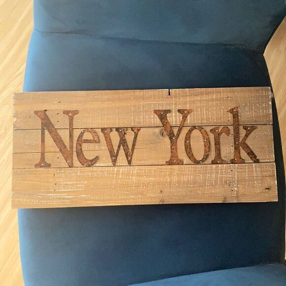 Other - Wooden “New York” Sign